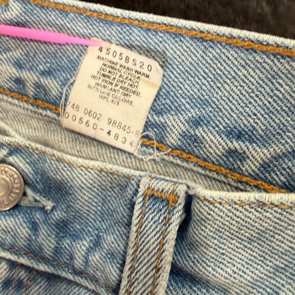 Levi's Light Blue Boyfriend Jeans custom made 30x30 - Picture 12 of 16